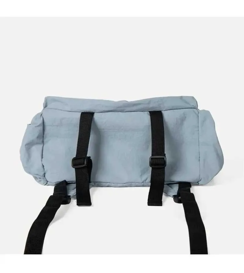 Fashionable Women's Nylon Drawstring Backpack Casual Travel Bag_voghion.com