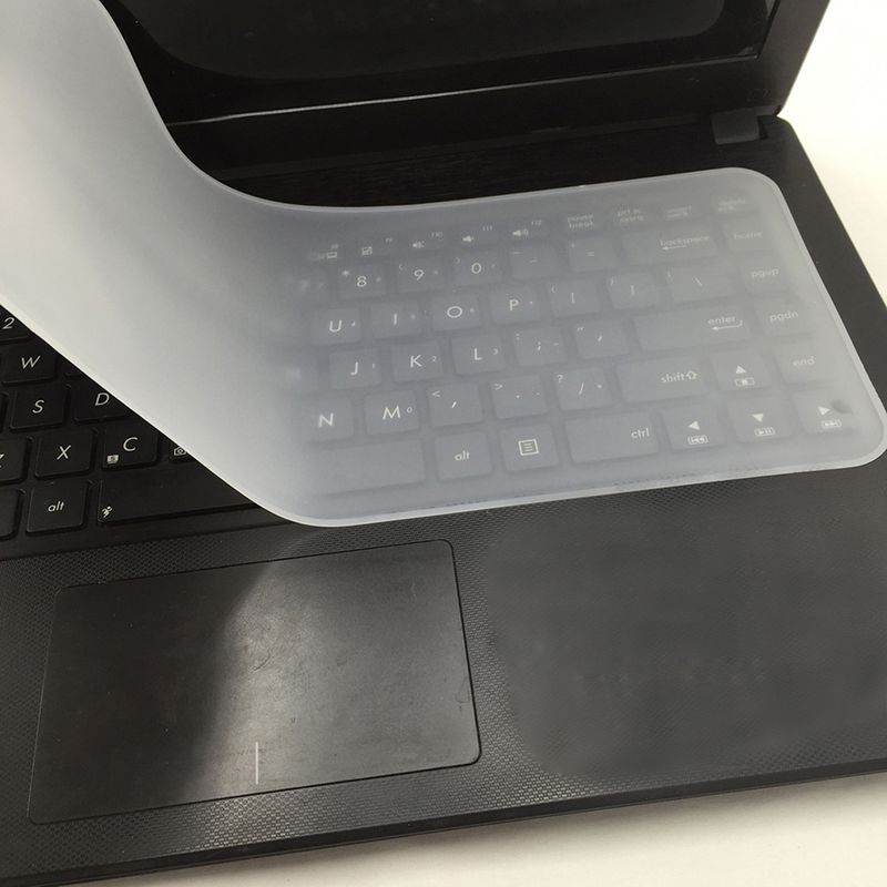 Cover Ultra-thin Good Feeling Silicone Universal Keyboard Film for Laptop_voghion.com