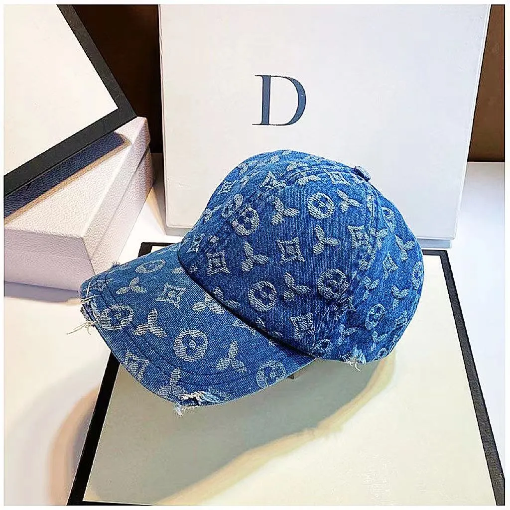 Madingi Bob Ball Caps Cowboy Bucket Kepurės Laisvalaikio unisex Moteriškos Vyriškos kepurės, skirtos Street Denim Spausdinti Pritaikytas dangtelis Vyriškas D2109152HL_voghion.com