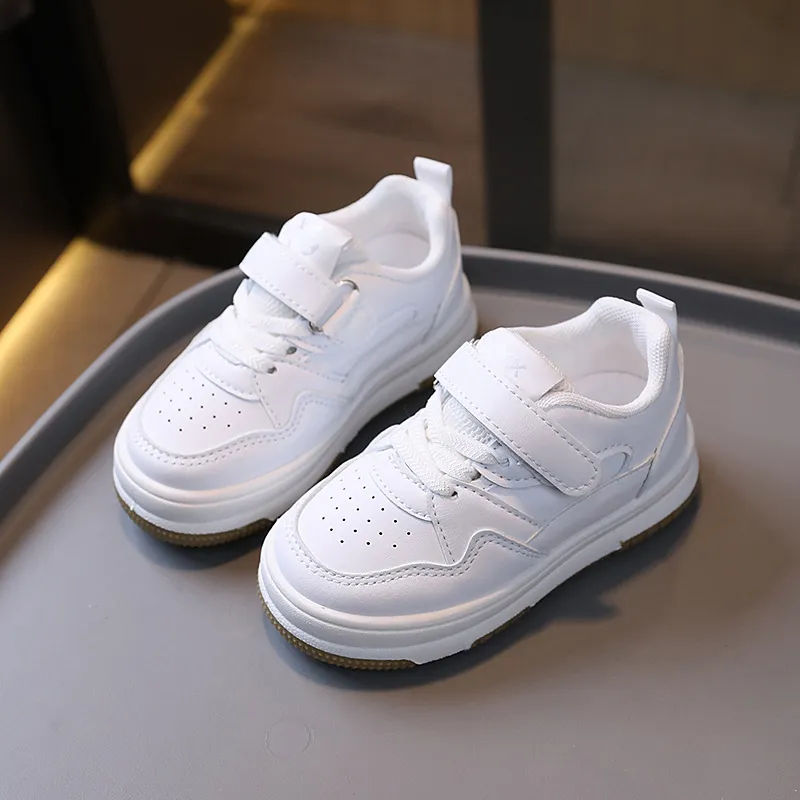 Toddler Kids Fashion Design Walking White Shoes Antiderrapante Cutefeet Casual Trainers Infantil Meninos Meninas Outdoor Board_voghion.com