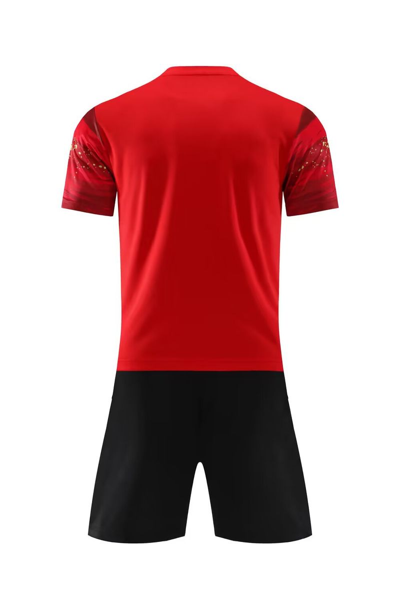 Speed Match Sports Team Uniform Short Sleeved Printed Custom Training Football Suit Set For Men And Adults_voghion.com