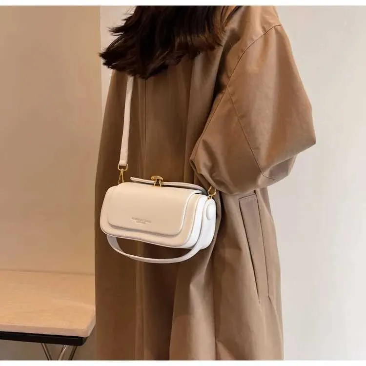 Fashionable and High-end Small Square for Women New Spring/summer Single Shoulder Bag Textured Crossbody Ba241217_voghion.com