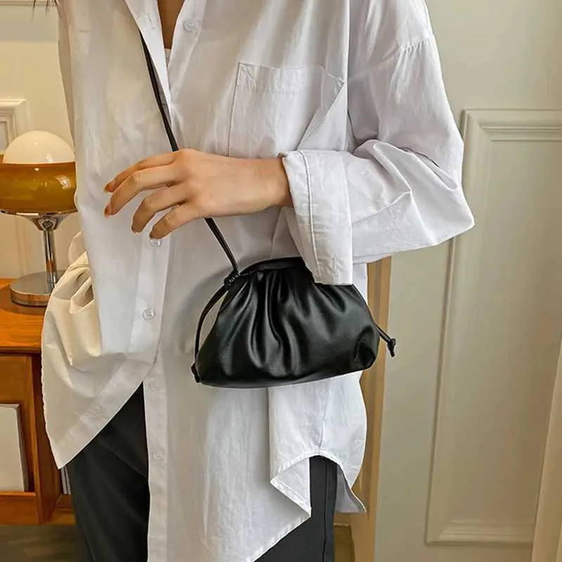 Sac à bandoulière en cuir PU jaune et bleu pour femme, sacoche simple et polyvalente pour soirée_voghion.com