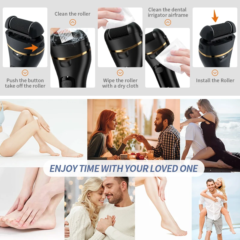 Electric Foot File Callus Remover For Professional Pedicure Care_voghion.com