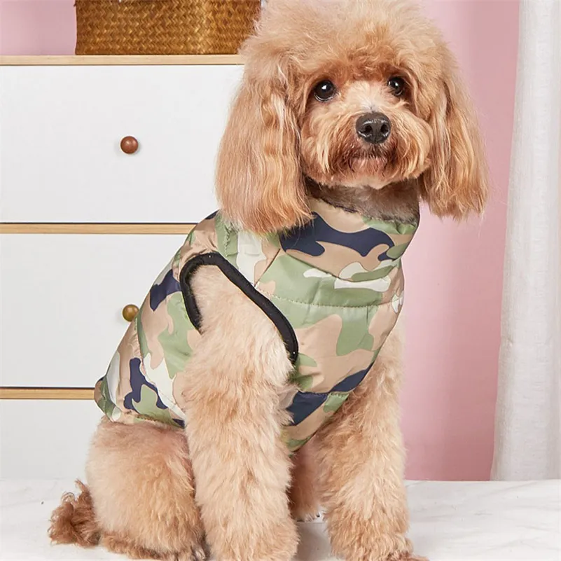 Wanterkleeder Franséisch Bulldog Welpen Waarm Wanddicht Jackett Kleng Mëttelgrouss Hond Reflektéierend Mantel Chihuahua Hausdéieroutfits_voghion.com