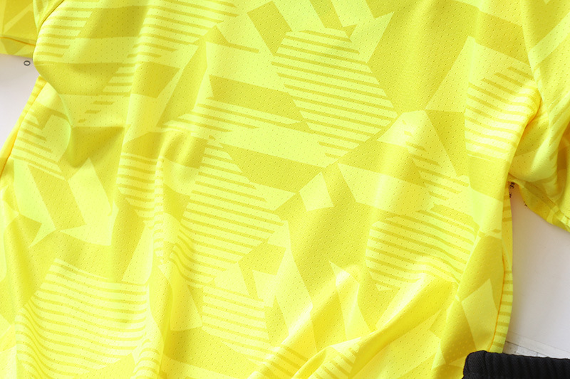 Ensemble de vêtements pour enfants, motif géométrique moyen et grand, 2025, t-shirt à manches courtes, ensemble deux pièces tendance pour garçons_voghion.com
