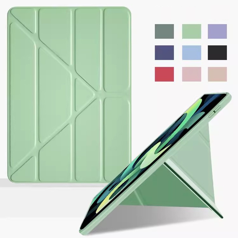 PU Leather Case For Redmi Pad SE 11inch Pad 10.61 For Xiaomi Pad 6 6Pro 5 5Pro 11inch 2023 Multi-folding Smart Sleep Stand Tablet Cover_voghion.com
