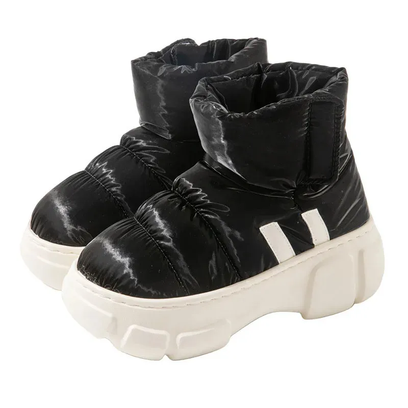 Patent Leather Platform Ankle Boots For Women Motorcycle Style_voghion.com