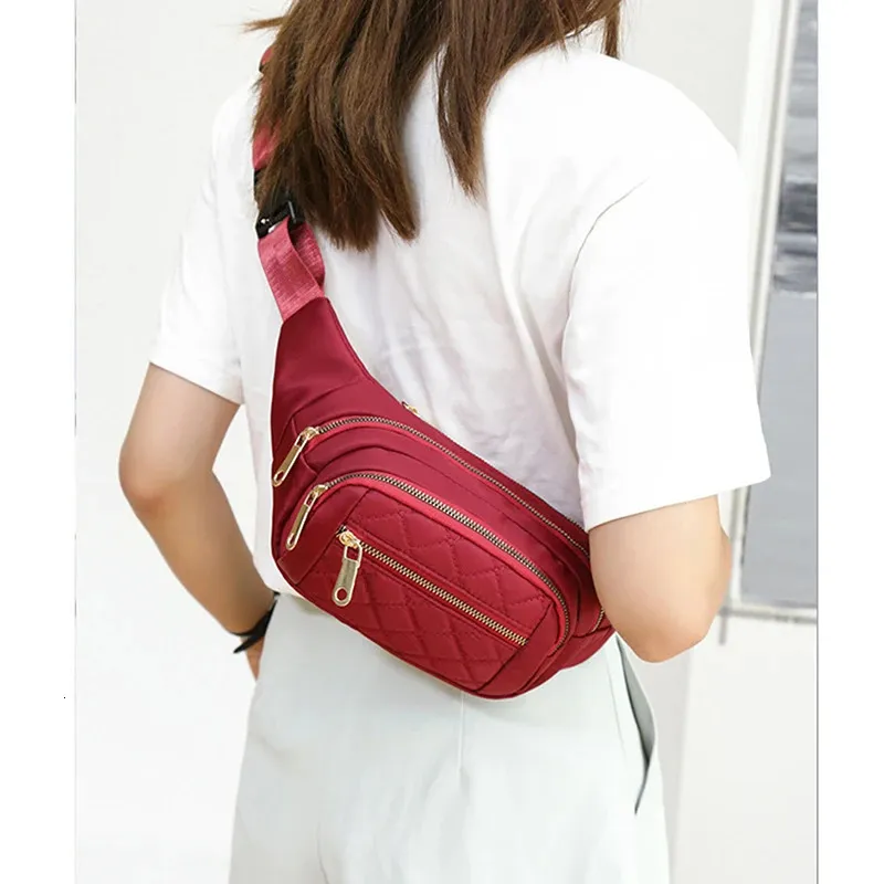 Borsa a tracolla da donna, marsupio da donna, impermeabile, in tessuto Oxford, alla moda, da donna, con marsupio a forma di banana_voghion.com