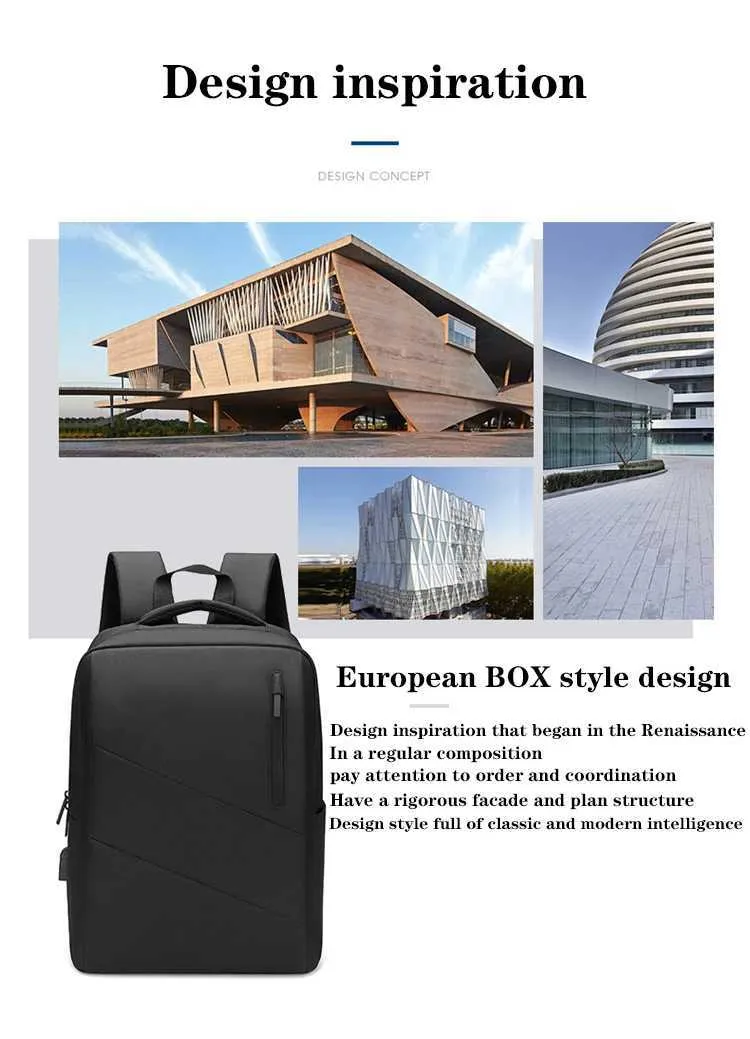 Bag Travel Multifunction USB Charging For 13 to 15.6 Inch Backpack Mochila Laptop Case Notebook BackpackC241107_voghion.com