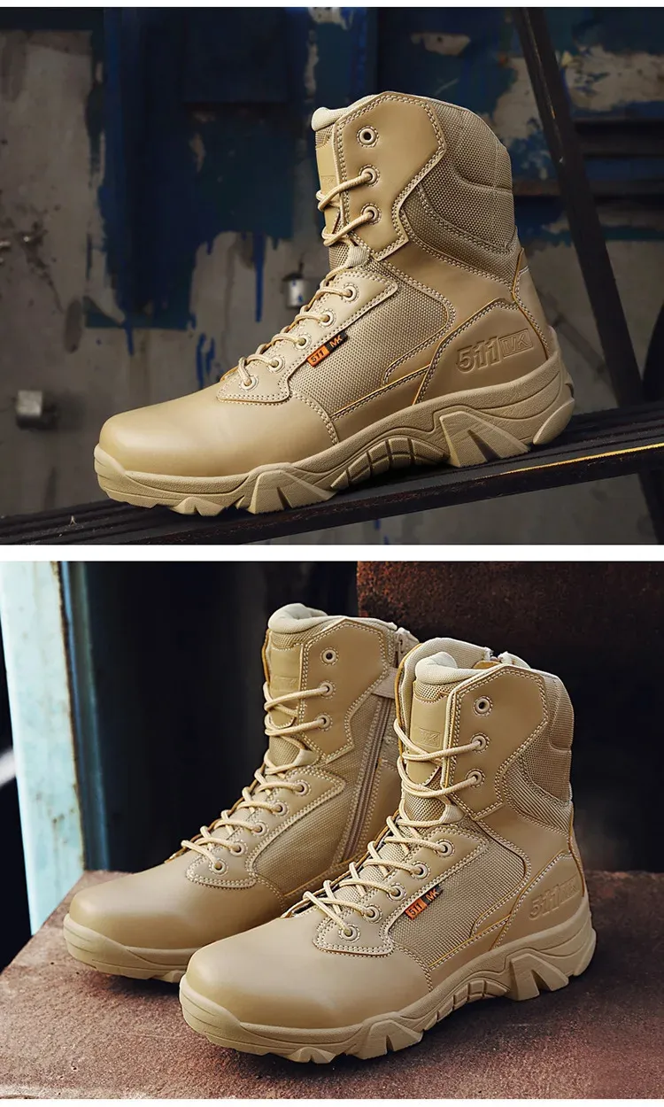 High Quality Leather for Men Bot Boots Bots Shoes Waterproof 240628_voghion.com