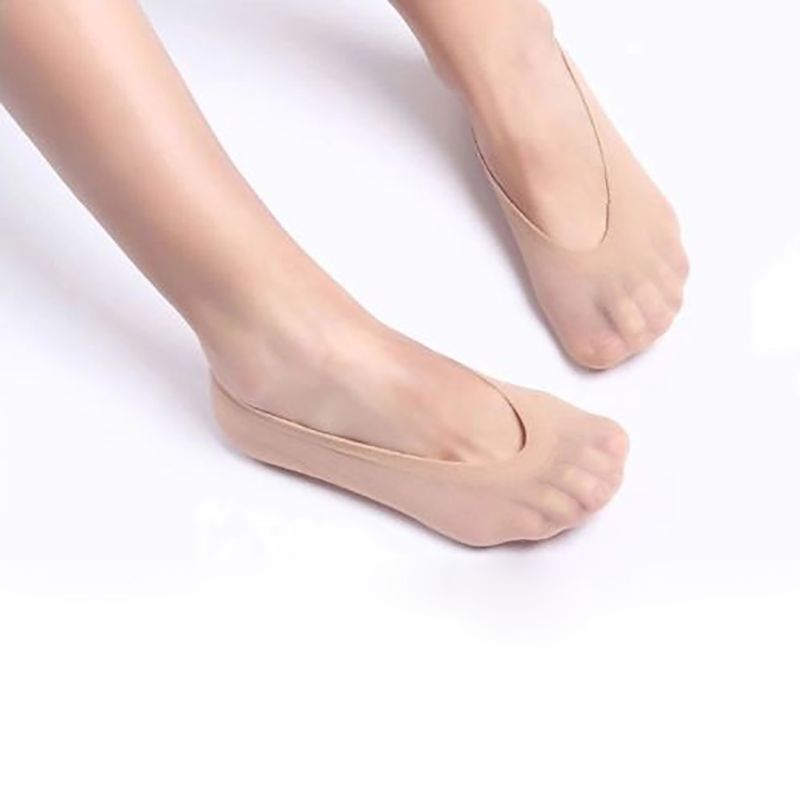 Zhuoxinder Calzini segreti da donna estivi invisibili a taglio basso antiscivolo in silicone traspirante setoso-1_voghion.com