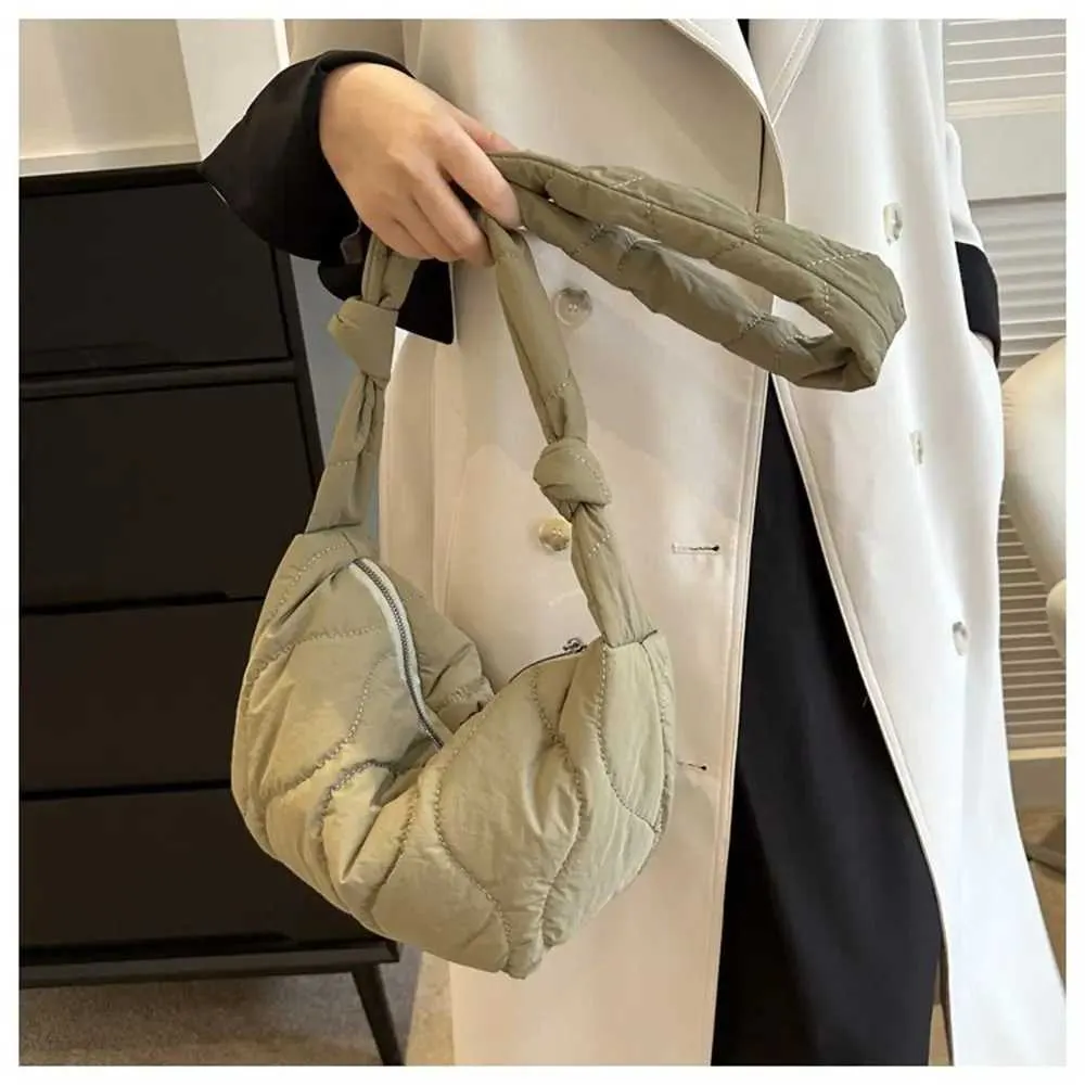 Gesteppte Umhängetasche Für Damen Große Puffy Schultertasche_voghion.com