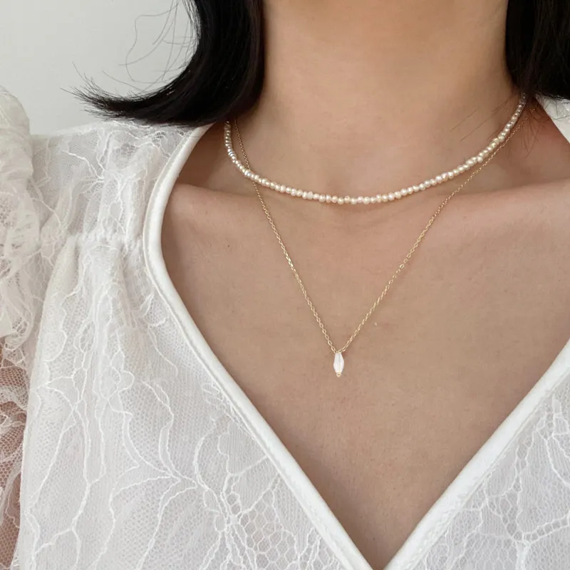 Catene Vintage Catena Spessa OT Fibbia Collana Girocollo Per Le Donne Punk Argento Colore Metallo Geometrico Stratificato Gioielleria di Moda_voghion.com