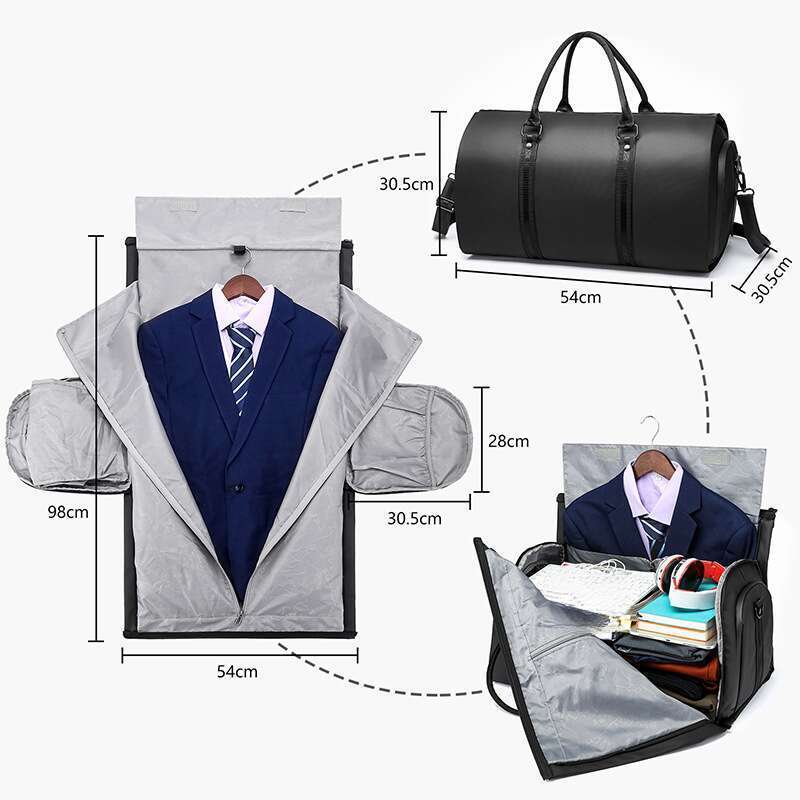 2025 Men's Large Capacity Organizer With Shoe Compartment Gym Bag_voghion.com