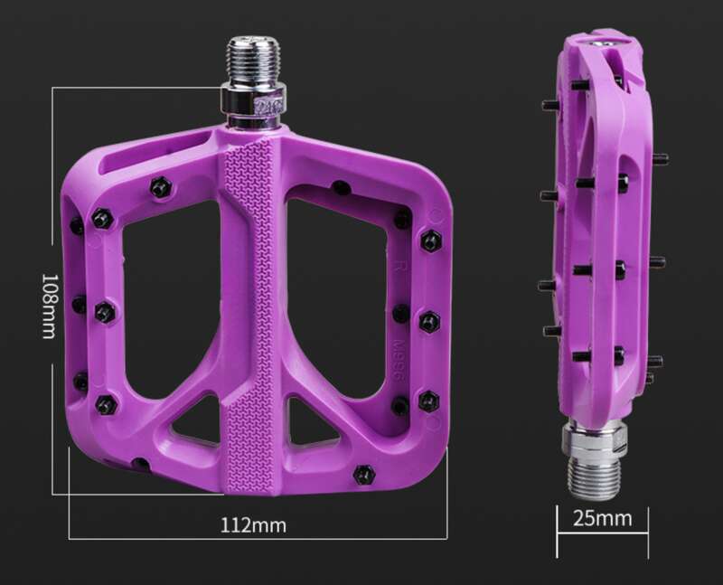 Mountain Bike Dingpei Forest Wide Riding Accesoriile pentru pedale din nailon antiderapante sunt de încredere_voghion.com