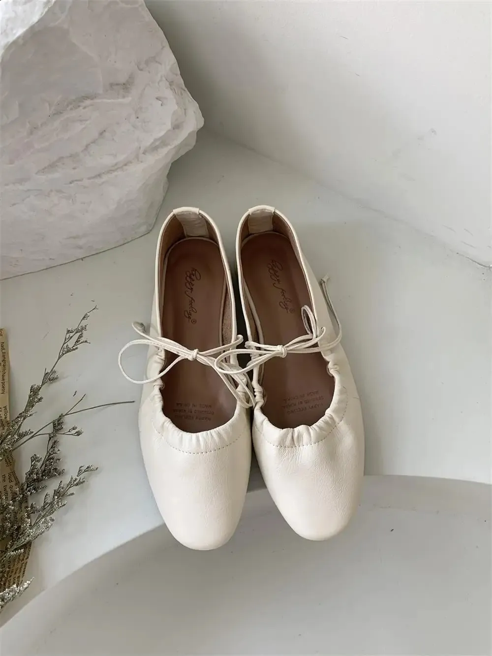 Mary Jane scarpe da ballo comode e casual con punta tonda e bordo scorrevole da donna, morbide e morbide, 240904_voghion.com