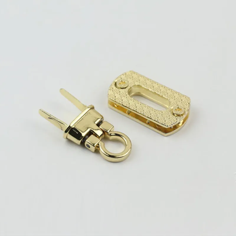 Chiusura a torsione con chiusura a scatto rettangolare in metallo per borse da donna in pelle, borse a tracolla, portamonete fai da te, accessori per portafogli_voghion.com