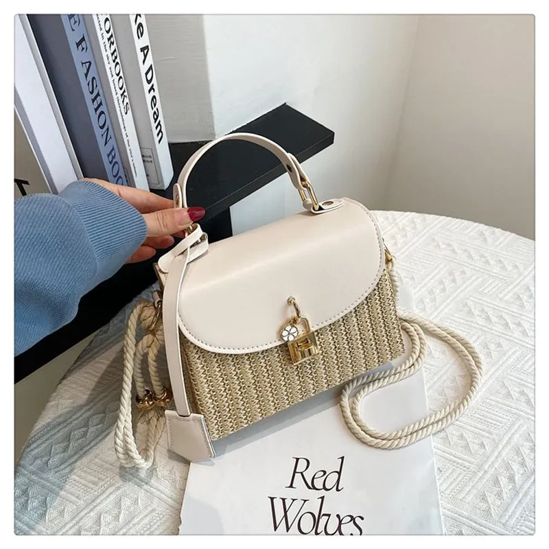 Designer Free Shipping 2025 New Fashion Commuting Small Square Premium Texture Woven Single Shoulder Crossbody Bag For_voghion.com