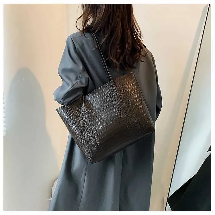 Große Umhängetasche aus PU-Leder für Frauen, Trend-Designer, Damenmode, Handtaschen, Geldbörsen sC241108_voghion.com