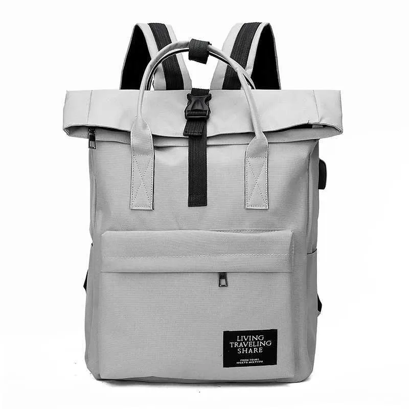 Fashion USB Laptop Backpack Women Men Shoulder Bags SchoolBag Female Mochila Backpacks For Teenage Girls Travel_voghion.com