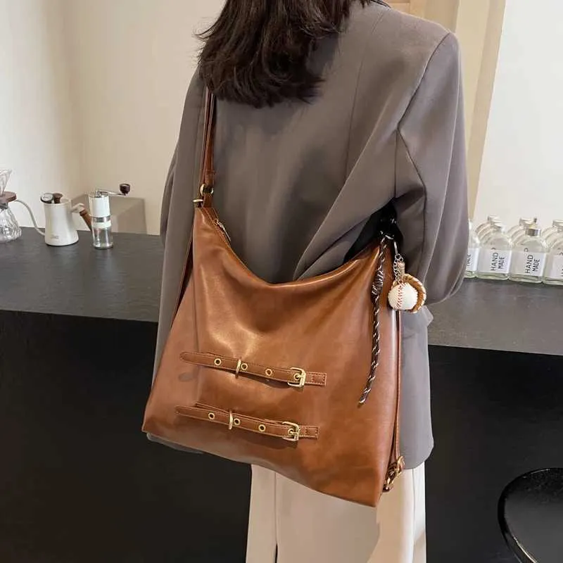 Damen Casual Schulter Multifunktionale Praktische Große Kapazität Damen Handtasche Reißverschluss Einkaufs Umhängetasche Y241216_voghion.com