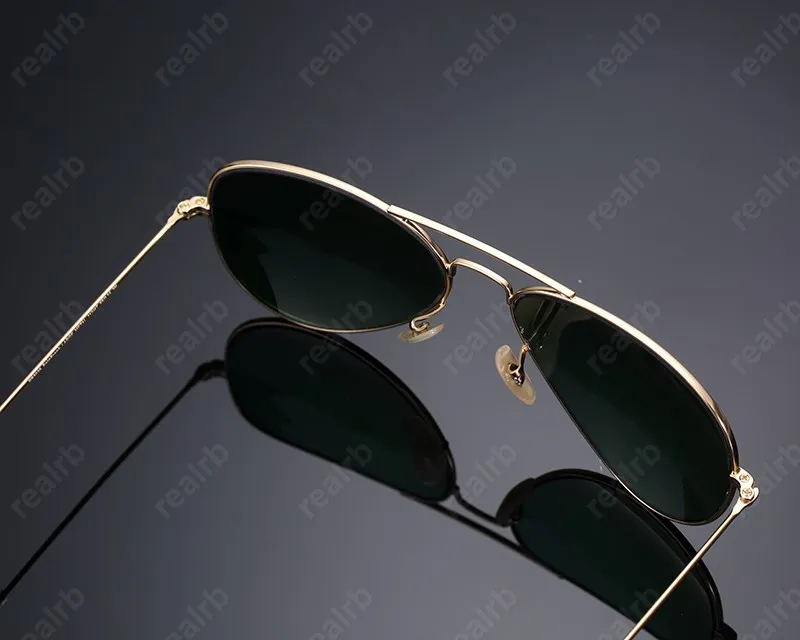 Classic aviation 3025 style Saulesbrilles Sieviešu Vīriešu Stikla Lēcas Saulesbrilles Des Lunettes De Soleil_voghion.com