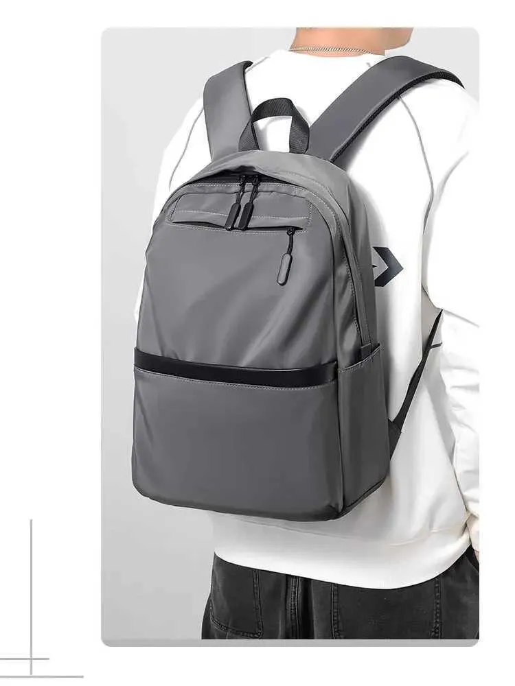 Men Business Backpack Laptop Student Travel Bag BackpackC241011C241011_voghion.com