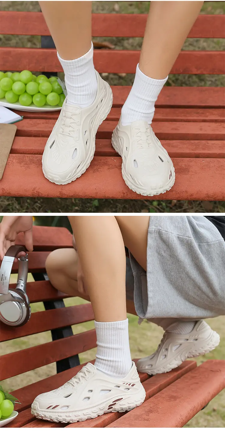 Summer Hole Sandals For Men Lightweight Eva Breathable Slippers_voghion.com