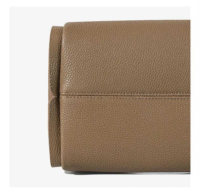 Sacs à main fourre-tout en cuir véritable de vachette Hifashion pour femmes 2024 Tendance Designer Panier Petit sac à bandoulière pour dames_voghion.com