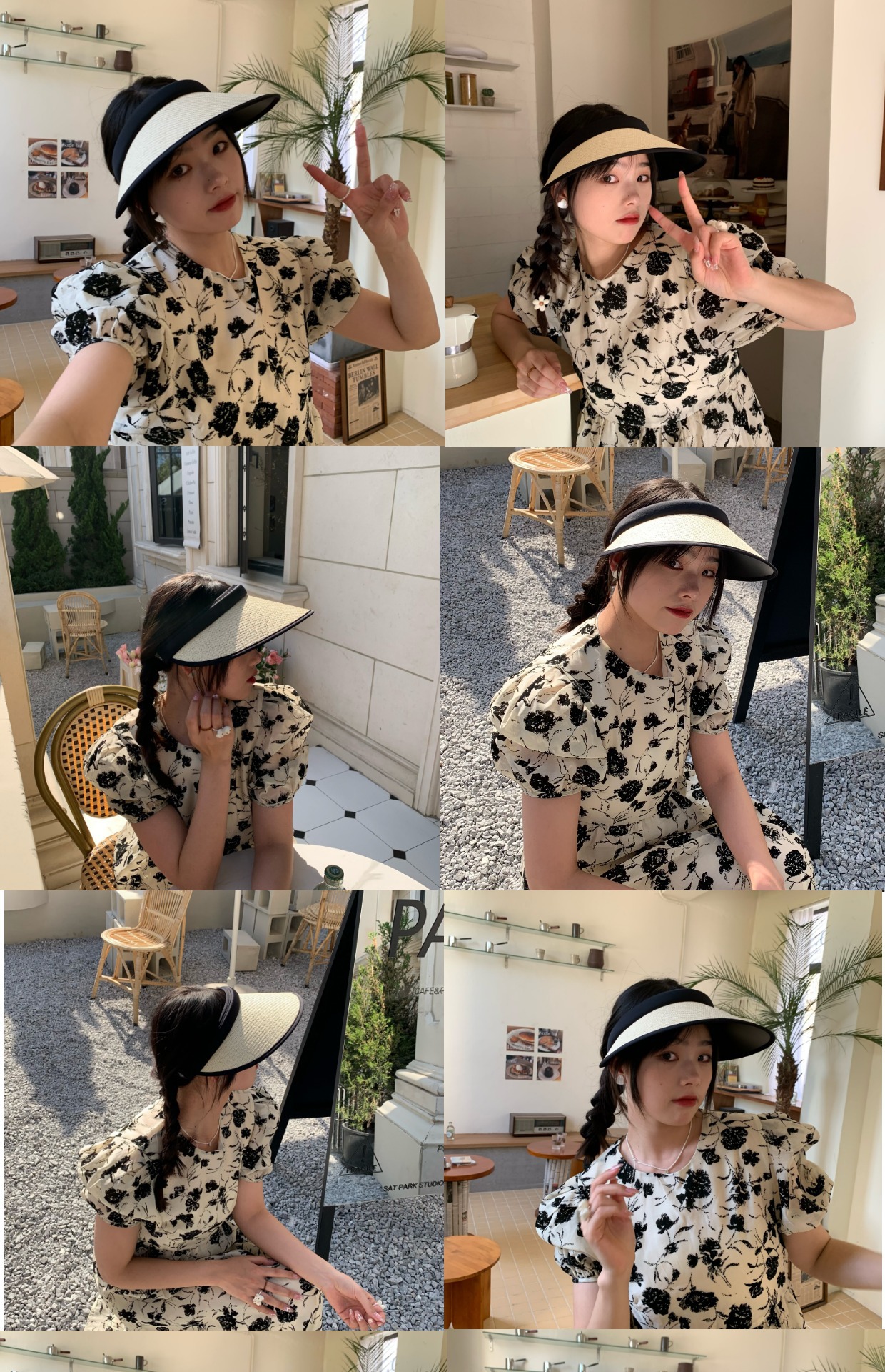 Spring New Hardtop Straw Weaving Empty Top Women's Big Eaves and UV Summer Cycling Sun Protection Hat_voghion.com