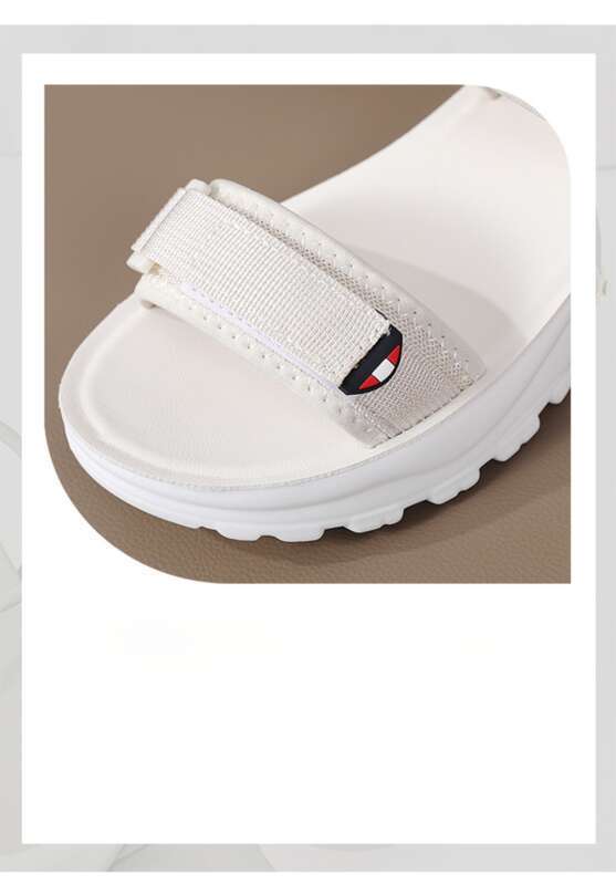 Women's Thick Bottom Sandals, New Network Reddit High Definition Flat Velcro Casual Shoes_voghion.com