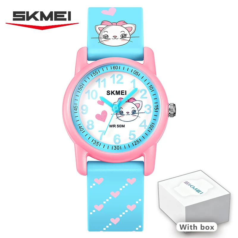 Montre de sport pour enfants, étanche à 50 m, pour filles et garçons. Cadeau idéal. Horloge avec motif animal mignon, lecture facile, bracelet en TPU, montre à quartz._voghion.com