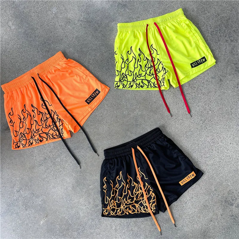Successful Man Men's Basic Crewly Short Men Casual Mesh Breathable Basketball Running Quick-Drying Kill Crewliness_voghion.com