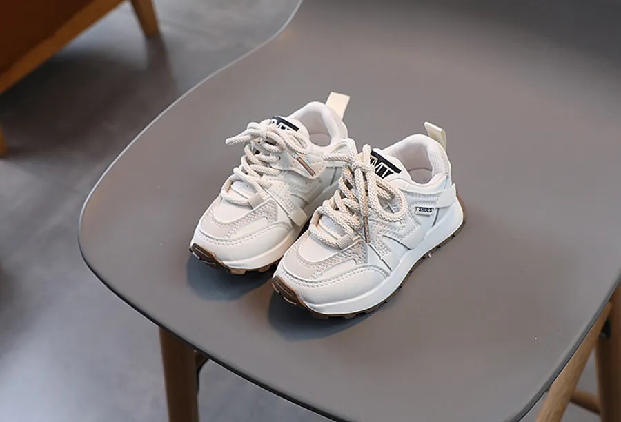 Zapatillas deportivas escolares para niños pequeños, unisex, para entrenamiento, para exteriores, cómodas, tallas 21_voghion.com