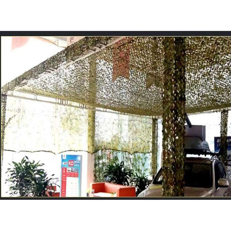 【 Colecția 1110 Persoane 】 Plasă de parasolar tactică pentru camping și mașină, camuflaj, extensibilă, pentru exterior, cu protecție solară CS Mesh_voghion.com