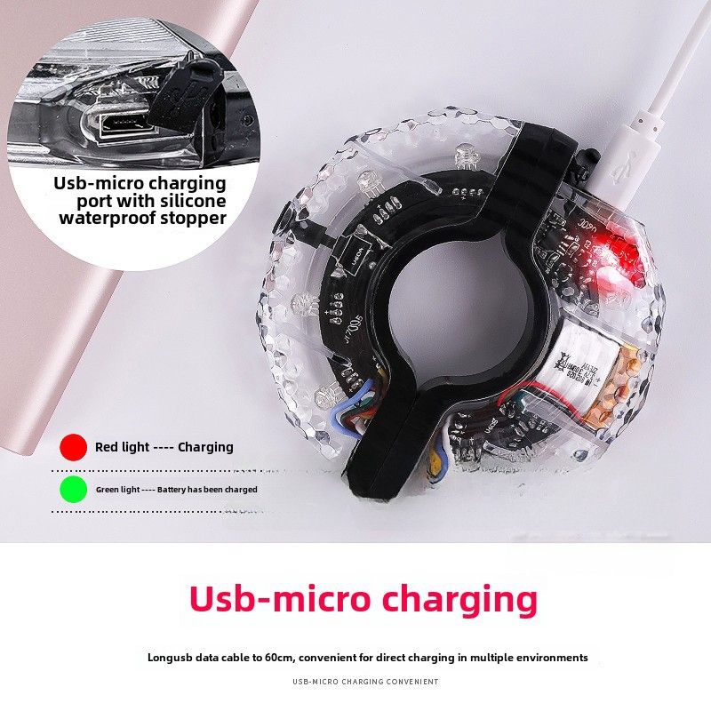 Mașină de echilibru pentru copii Impression Wer Drum Bicicletă Hot Wheel Încărcare USB Bicicletă glisantă Lumină de avertizare pentru călătorie de noapte_voghion.com