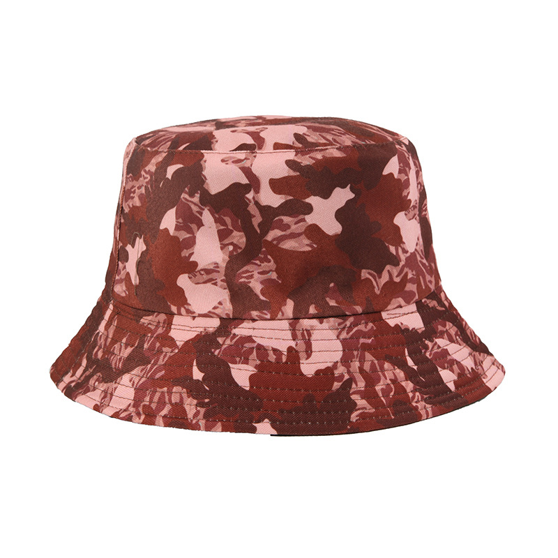 Sonnenschutz-Eimerhut für den Sommer, neuer breitkrempiger Eimerhut mit Camouflage-Druck, unverzichtbares Einzelstück für die Reise im Freien, beidseitig tragbar_voghion.com