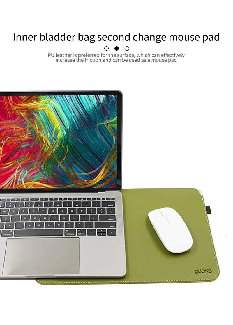 Ultra Thin Super Slim 13 Inch Laptop Bag Case Sleeve M1 M2 Book Retina Air 13.3 13.6 For HP Surface Pro C24111_voghion.com