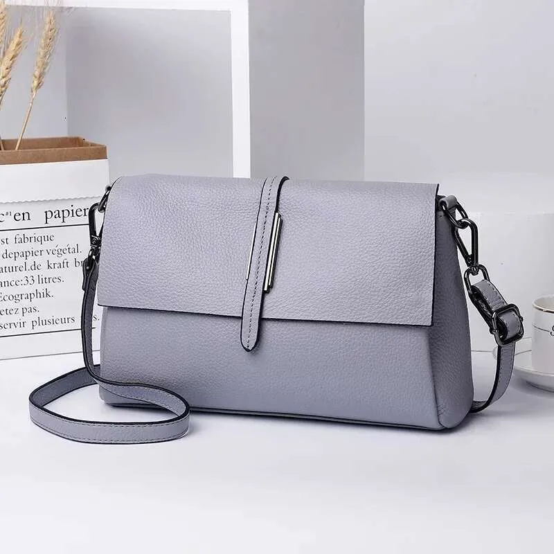 New Arliwwi Designer Real Cow Leather Lady's Flap Messenger Bags Soft Genuine Cowhide Functional Shoulder Handbags_voghion.com