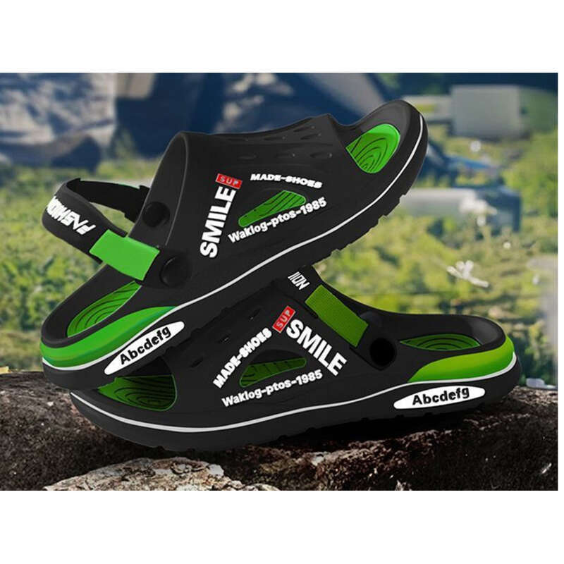 Pantofole traspiranti, abbigliamento estivo da uomo per l'esterno, fondo spesso antiscivolo, sandali sportivi estivi_voghion.com