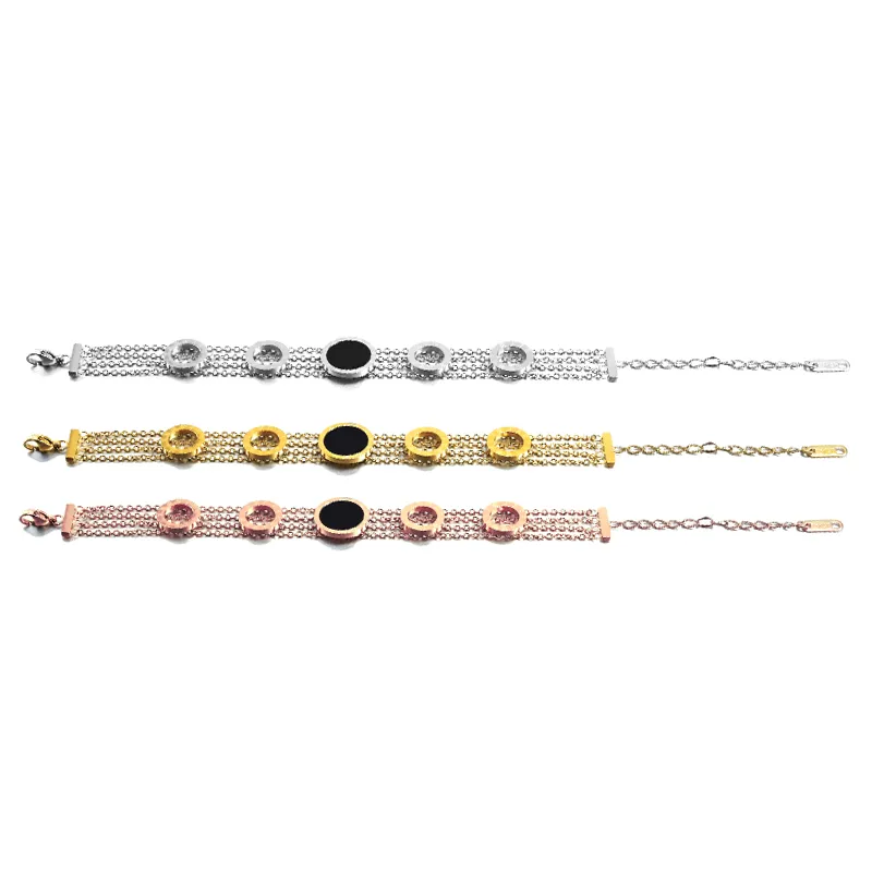 Armreif Römischer Edelstahl Sier Armbänder Charme Goldfarbe Kundenspezifische Designer Französische Armreifen Für Frauen Hochzeitsgeschenke_voghion.com