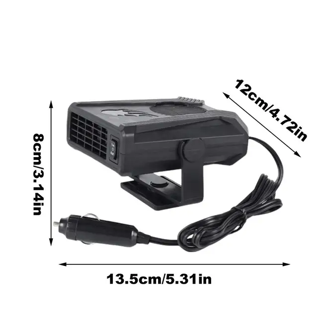 Kachel Automatische ontdooier 150W Draagbare autoventilatoren 2 1 Coog 12V Verstelbare stekker in Snelle verwarming Ontdooien_voghion.com