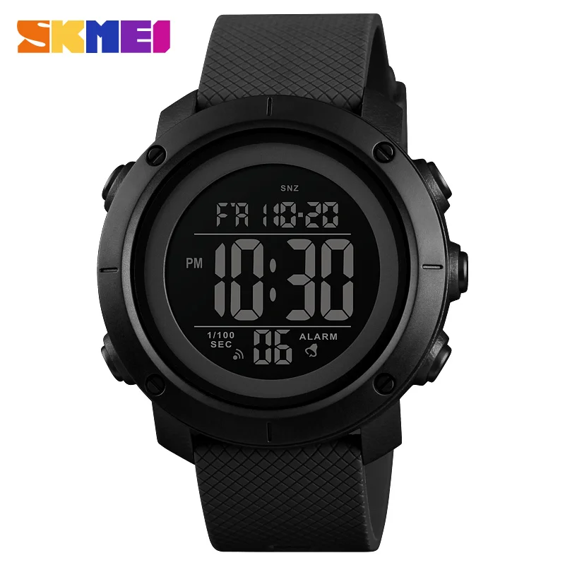 Sports Waterproof Digital Watch For Men With Led Display And Timer_voghion.com