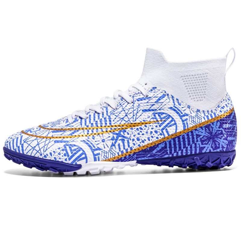 High-Top-verschleißfeste AG Langstapel-Fußballschuhe, TF gebrochene Nägel Kunstrasen Trainings- und Wettkampfschuhe für_voghion.com