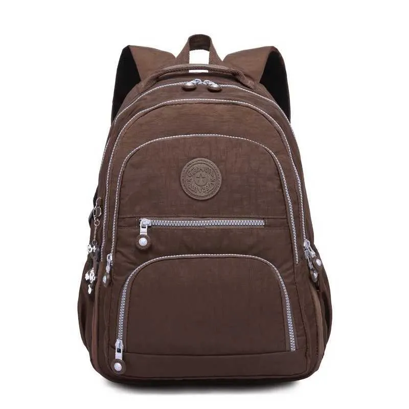 Mode skolryggsäck Student för tonårsflicka Pojke 2023 Reseryggsäckar Väska Dam Nylon Vattentät Laptopväska_voghion.com