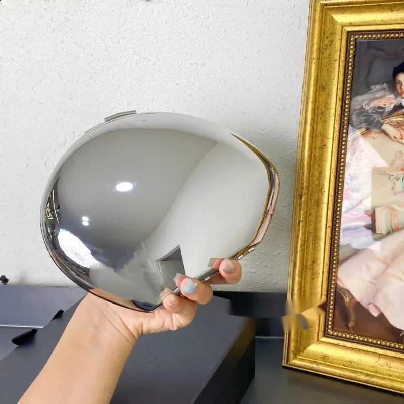 niche Metal shell shape clutch bag Smooth mirror surface sier gold women evening party cute purse handbag 2024 wholesale_voghion.com