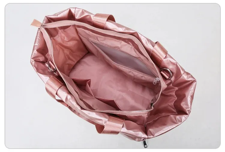 Kapazität Umhängetasche für Frauen wasserdichte Nylon Taschen Space Pad Baumwolle Feder unten große weibliche Tote Handtaschen Winter_voghion.com