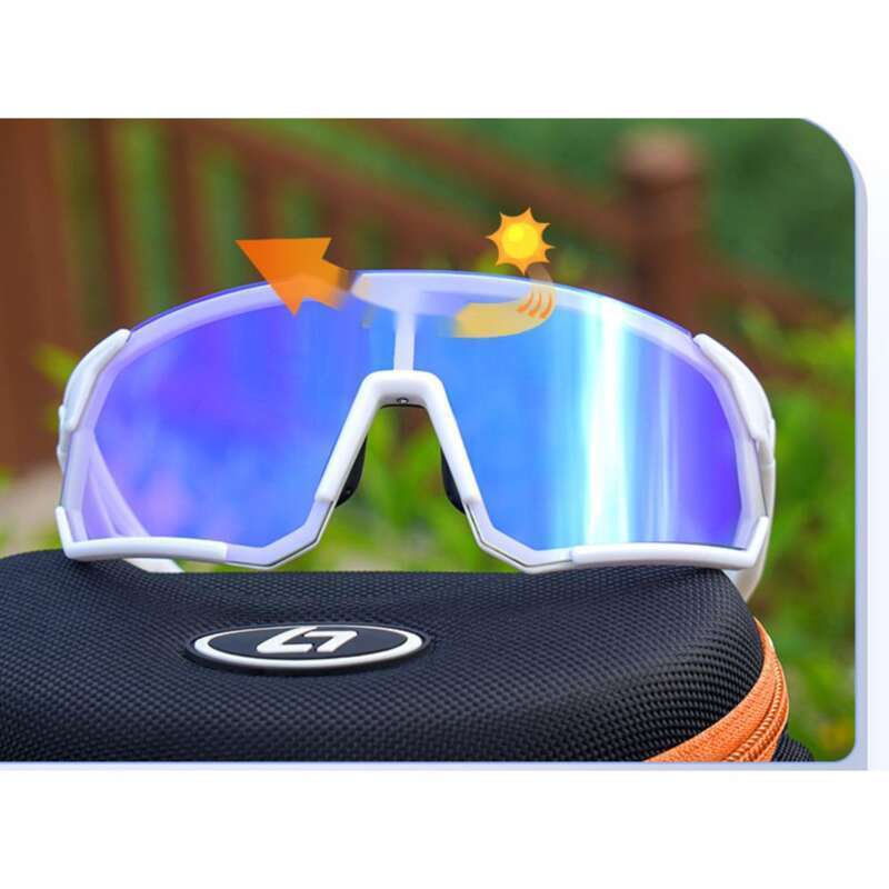 Oubaolai Kleurrijke Kleurveranderende Sportbril Buiten Fietsen Hardlopen Anti Sterk Licht Zonnebrandcrème Mannen En Vrouwen_voghion.com