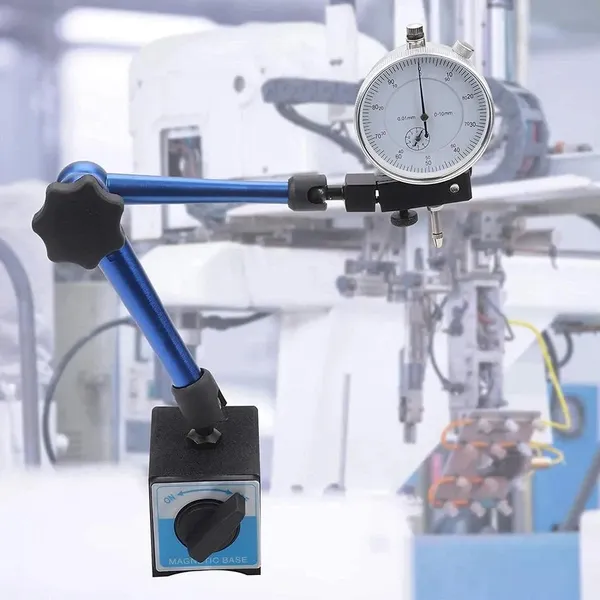 3-teiliges Set in blauer Box: Messdisplay + Magnetfuß für industrielle Inspektions- und Ingenieuranwendungen_voghion.com
